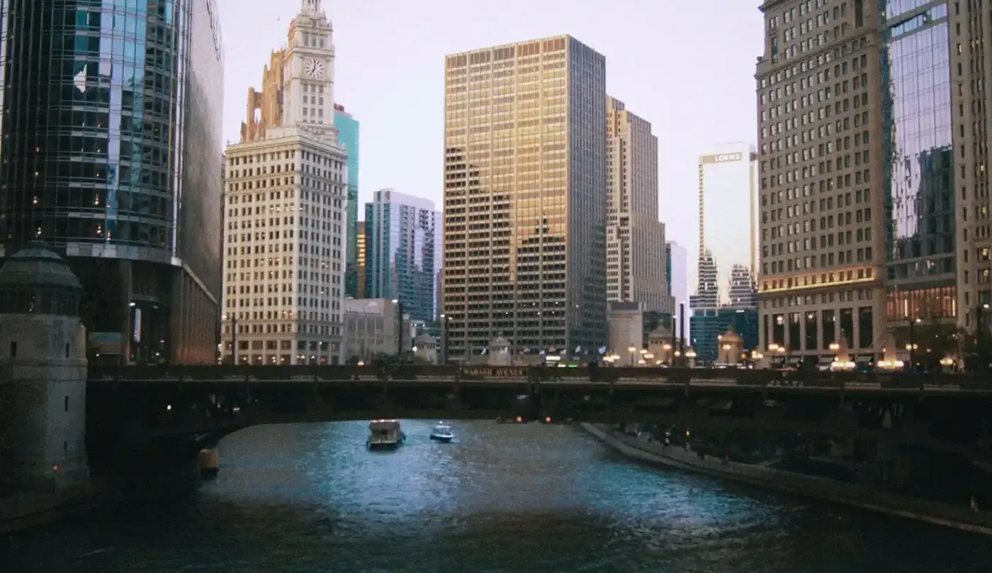 About LaSalle St. Chicago Background