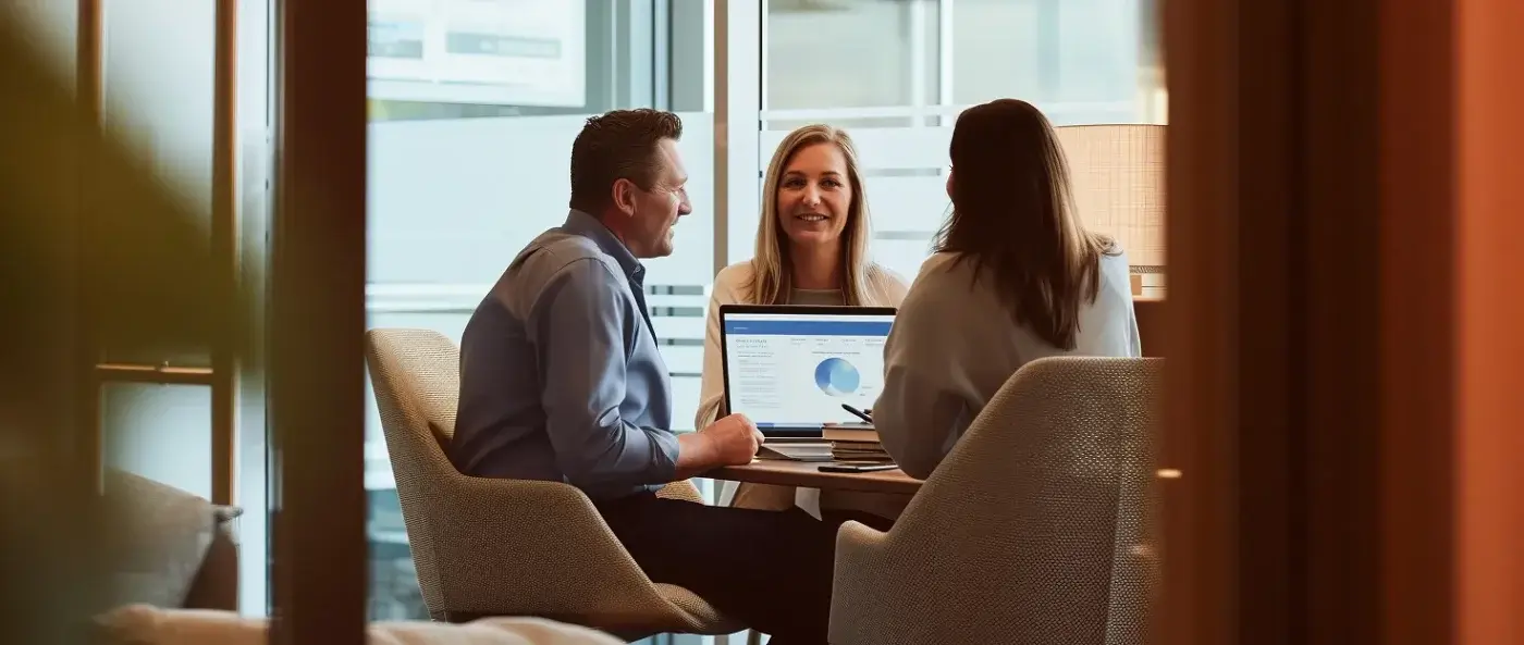 LaSalle St. Advisory Meeting reviewing numbers