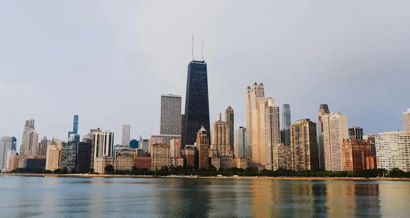 LaSalle St. Brokerage Chicago Background