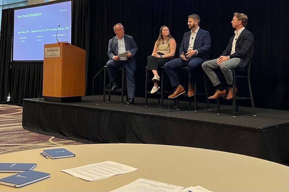 Next-Gen CFP Peer Panel — Ben Feltes, Courtney Baxter, Nelson Cover III